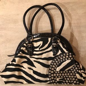 Zebra purse